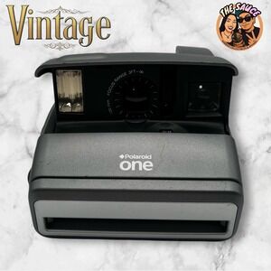 Polaroid One Vintage Instant Camera Silver / Gray‎ Retro Film Photography Gift